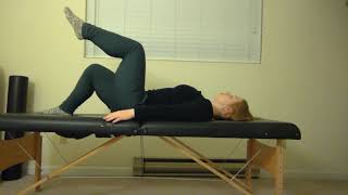 Supine initial marching for deep core stability