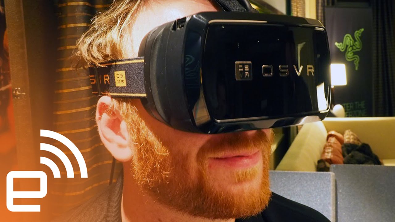 Razer's open source VR headset CES 2015 YouTube
