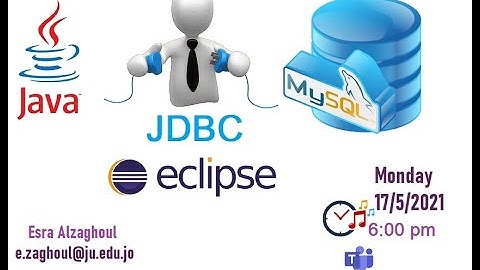 Linking MySQL Database to Java using Eclipse (In Arabic)