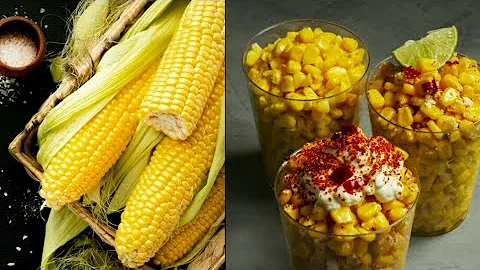 cheesy sweet corn recipe. 🌽🔝 1 can of corn  and your kids will be asking for this snack everyday.