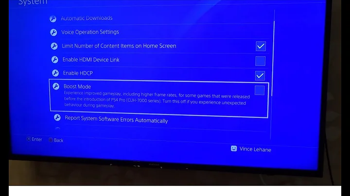 How to Enable Boost Mode on PlayStation 4 Pro