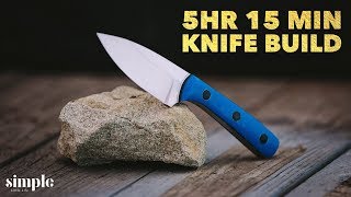 Making a small EDC fixed blade (as fast as possible)