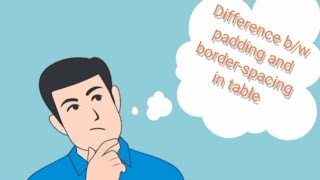 Celebrity Difference between padding and border-spacing in table/basics of html and css #shorts Profile