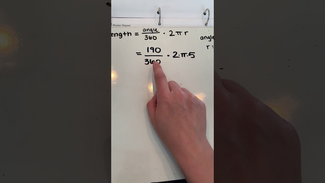 Arc Length Notes Video