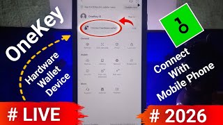 Connecting OneKey Wallet App with OneKey Hardware Device in 2026 || OneKey (Review) screenshot 2