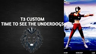 T3 CUSTOM || TIME TO SEE THE underdogs ft.GODER GAMING(MIRAMAR HIGHLIGHTS)