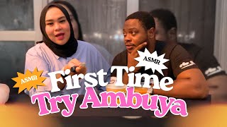 Percubaan Pertama Makan Ambuya Vicha & Daddy Cuba Makanan Tradisional Sarawak