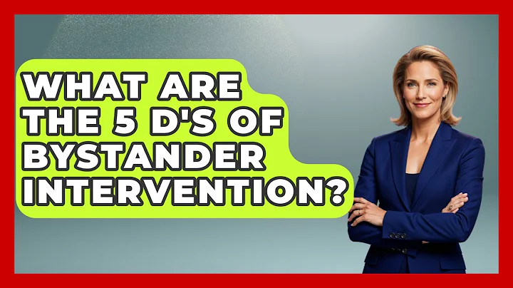 What Are The 5 D's Of Bystander Intervention? - Gender Equality Network
