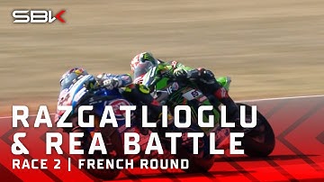 A classic Razgatlioglu vs Rea duel at Magny-Cours ⚔️ | #FRAWorldSBK 🇫🇷