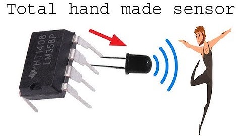 How to make a super simple  Motion detector, diy motion sensor