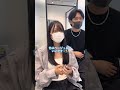 【カット/カラー動画】ブリーチ無しで染めたい！色を明るくしてセルフカットした前髪を切って可愛くしてみた！#short #カウンセリング #髪型 #韓国風ヘア #美容師 #ブリーチなし