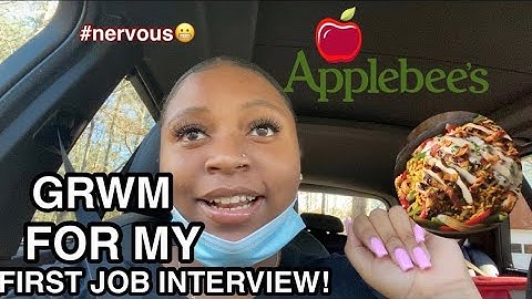 GRWM FOR MY FIRST JOB INTERVIEW