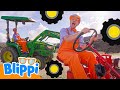 Farmer Blippi Drives A Tractor!🚜 | Blippi Songs 🎶| Educational Songs For Kids