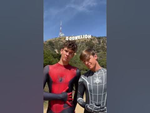 Spider-Manβs arrived in Hollywood π·π #shorts | Svandylove #love #couple