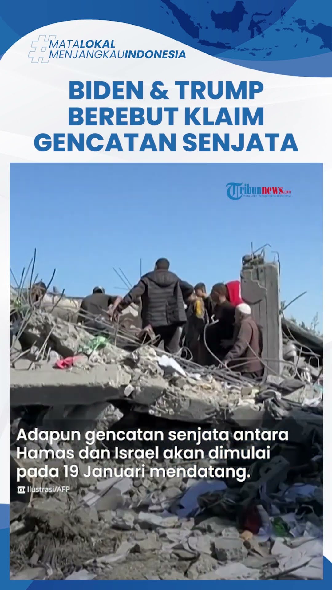 Gencatan Senjata Hamas-Israel Disepakati, Biden dan Trump Saling Berebut Klaim Sosok Paling Berjasa