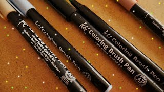 koi colouring brush pen / spidol warna koi sakura