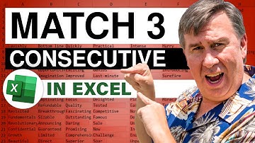 Excel - How To Find Three Values In Sequence In Excel - Duel 165 - Episode 1926