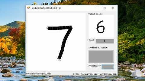 Tensorflow: Handwriting Recognition (0~9)