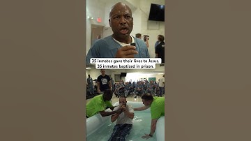 Inmates saved by Jesus!!! #jesusshorts #papajesus #jesus #church #bible #baptized #baptism