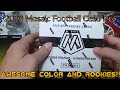 2020 Mosaic Football Cello Box **Lots of Color and Rookies!!**