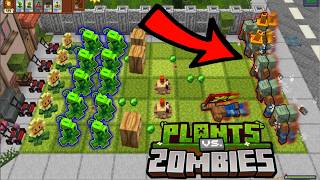 Plants VS Zombies But In MINECRAFT! screenshot 3