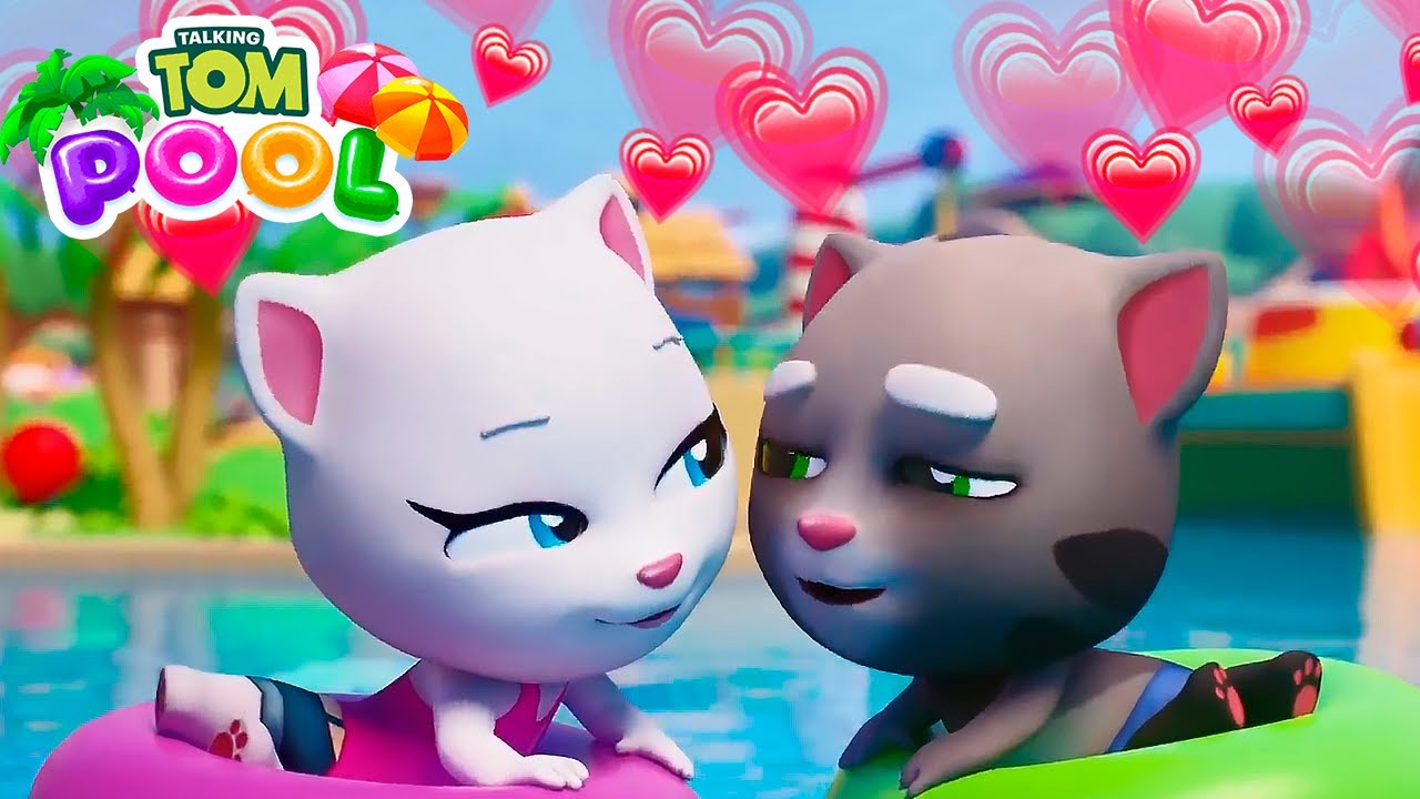 Talking Tom Pool Puzzle Game Бассейн Говорящего Тома YouTube