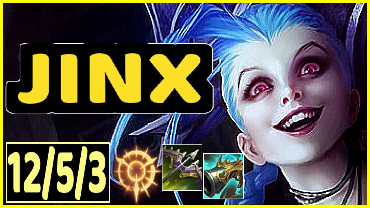 JINX VS ZIGGS - 12/5/3 KDA ADC GAMEPLAY