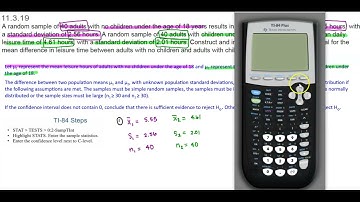 Math 14 HW 11.3.19 Using TI-84
