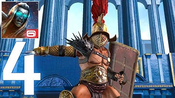 Gods of Rome -Android Gameplay Walkthrough Part 4 Spartacus (Android/iOS)