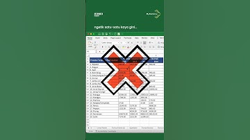 Cara Cepat Isi Cell Kosong di Excel