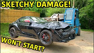 Rebuilding A Wrecked 2020 Toyota Supra!!!