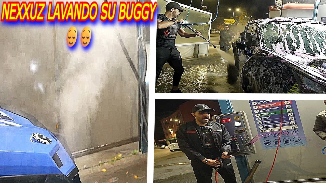 NEXXUZ LAVANDO su BUGGY DESPUES de IR por la MONTAÑA🤣😌