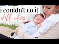 BREASTFEEDING STRUGGLES | DAY IN THE LIFE WITH A NEWBORN AND A TODDLER 2020