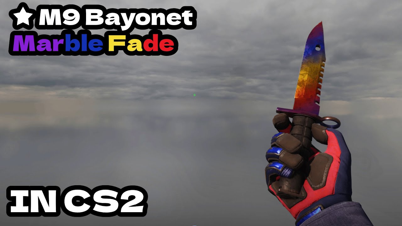 CS2 ★ M9 Bayonet - Marble Fade CS2 Knife Showcase! - YouTube