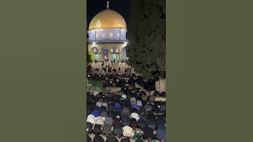 Prayers at Al-Aqsa Mosque after first day of Ramadan | #AJshorts