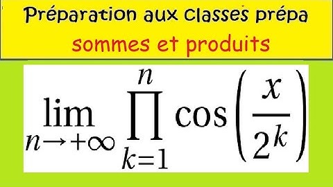 prépa  à la prépa MPSI PCSI  Limite d