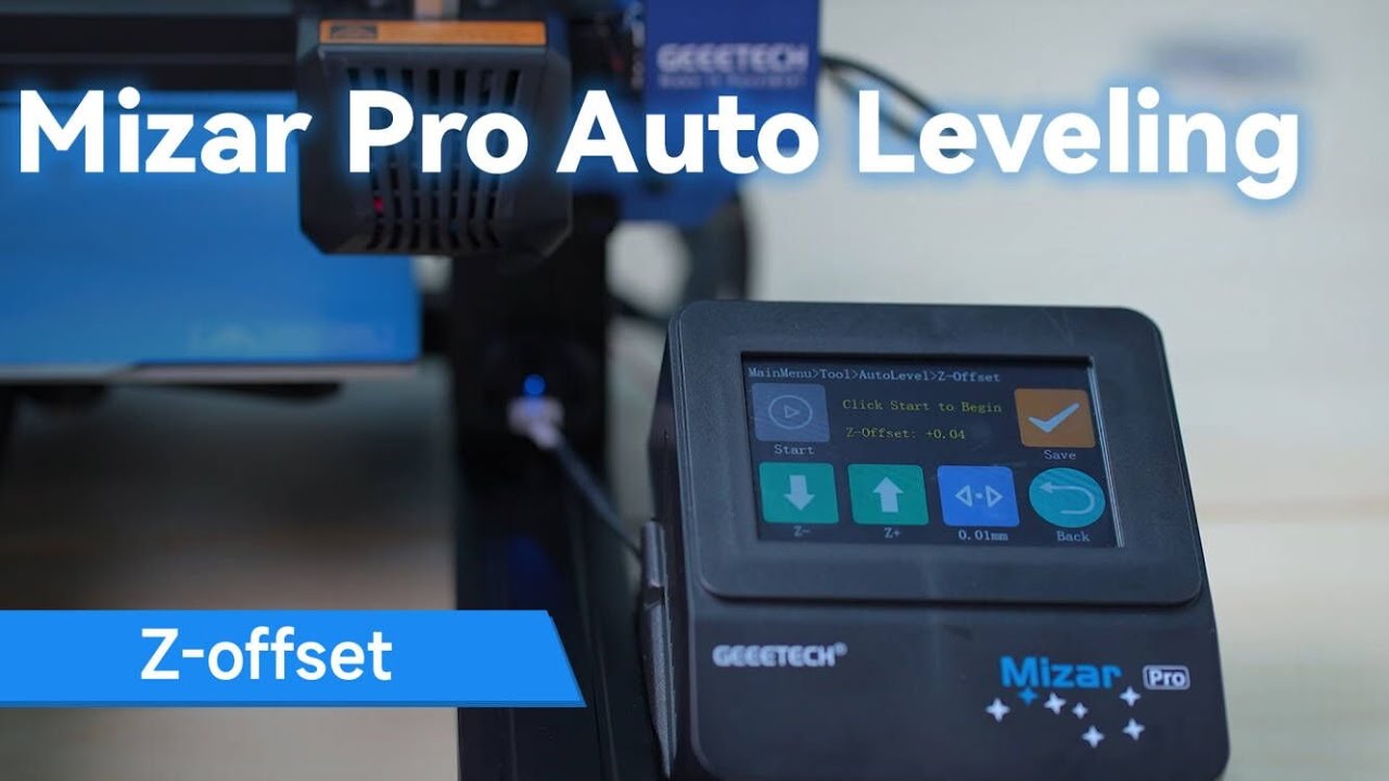 Tutorial | Auto Leveling Z offset of Mizar Pro - YouTube