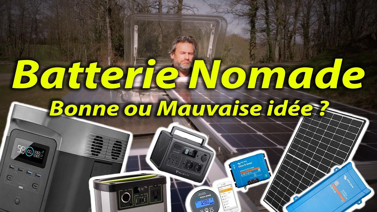 BATTERIE NOMADE ou INSTALLATION SOLAIRE ❓ #Ecoflow #Bluetti #Goalzéro  #vanlife #fourgonaménagé CC 