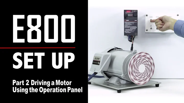 FR E800 Set Up Part 2: Driving a Motor Using the Operation Panel