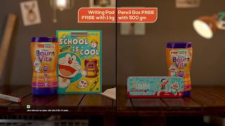 Watch how doraemon teams up with bournvita to encourage children this
exam season.