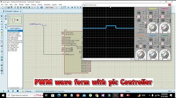 how to make a simulation of pwm waveform with pic microcontroller in proteus using micro c