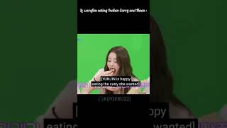 Le Sserafim Eating Indian Dish