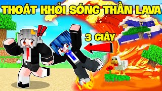 Sammy Và Phong Cận Thử Thách 24H Thoát Khỏi SÓNG THẦN LAVA Siêu Khó Trong Minecraft