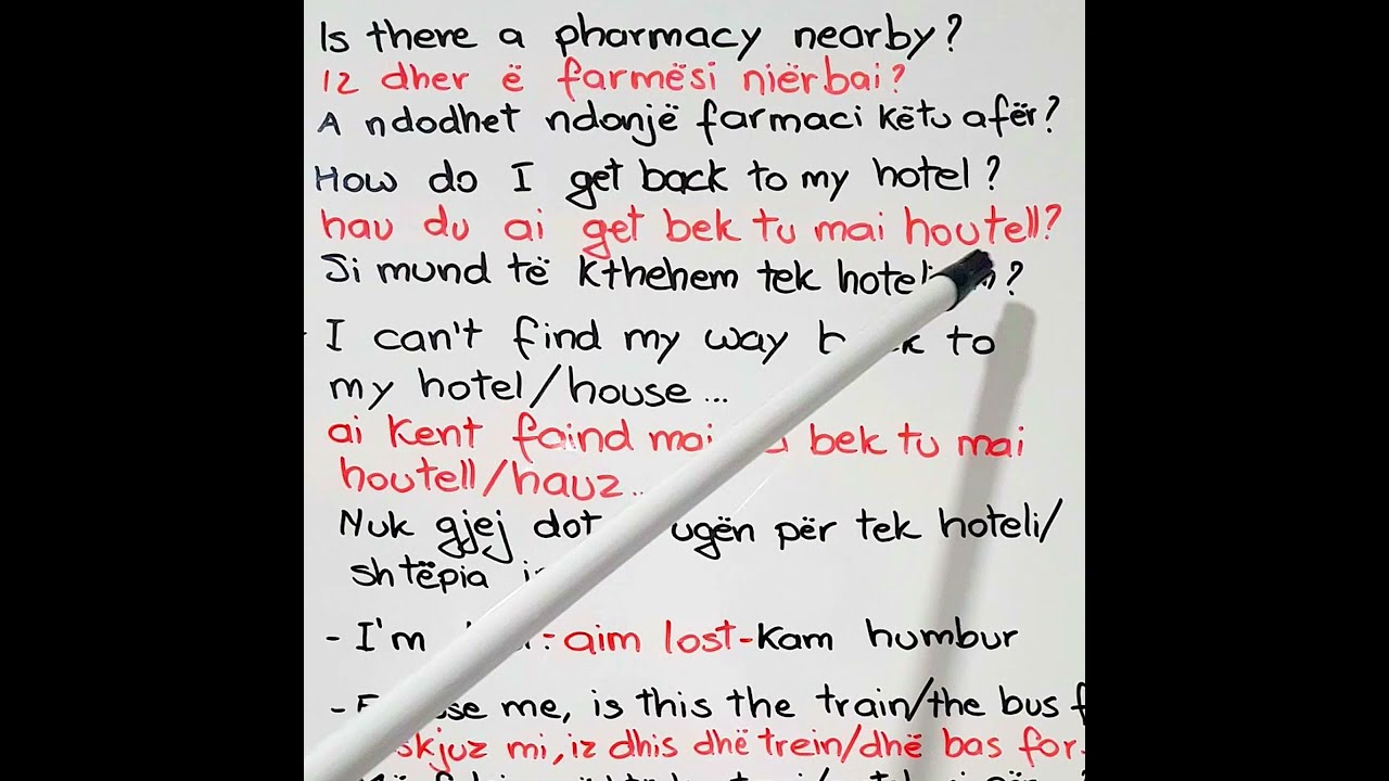 Si të themi disa shprehje të thjeshta në praktikë?