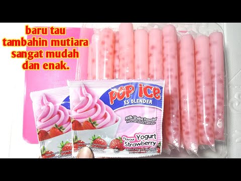 Cara Membuat Es Lilin Sagu Mutiara