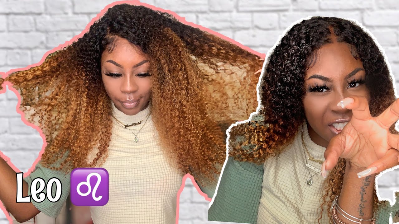 Leo Zodiac Ombré Curly 20inch Wig | My First Wig 💓