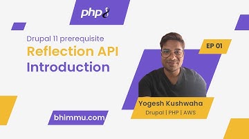 Drupal 11  Prerequisite: #reflectionapi and #php8  new features