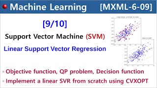 [MXML-6-09] Support Vector Machine (SVM) [9/10] - Linear Support Vector Regression