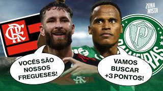 O FLAMENGO VAI AMASSAR O PALMEIRAS DE NOVO OU O VERDÃO QUEBRA A FREGUESIA? VEJA OS PALPITES!
