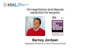On negotiation and dispute resolution for lawyers with Barney Jordaan